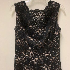 White House Black Market Black Lace Dress